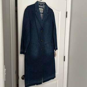 Levi Denim Long Button Jacket